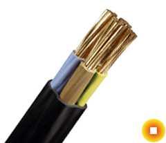 Силовой кабель АВВБГ 2х2.00 мм